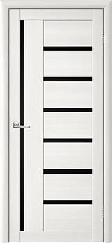 Полотно дверное Фрегат ЕсоТех Тренд Т-3 лиственница белая 700мм стекло черное