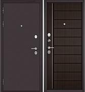 Дверь металлическая Мастино TRUST MASS 136 860 L Шоколад букле/Ларче шоколад; Бульдорс