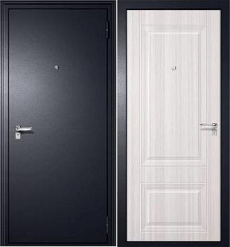 Дверь металлическая GOOD LITE 2 860х2050мм R серебро антик/ясень белый