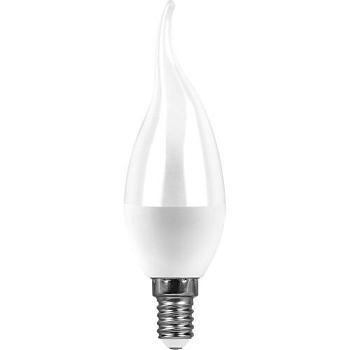 Лампа светодиодная SBC3711 11Вт 4000K 230В E14 C37Т свеча на ветру; SAFFIT, 55134