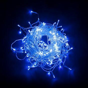 Электрогирлянда Занавес 2х1,5 м/204 ламп LED синий; FERON, 32330