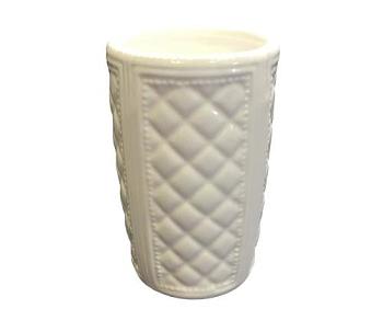 Стакан для зубных щеток настольный керамика белый Blanca; 388-01