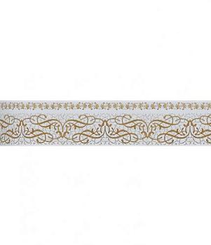 Декоративная бленда для пластикового карниза Прима 7см белый золото 330см; Ле-Гранд
