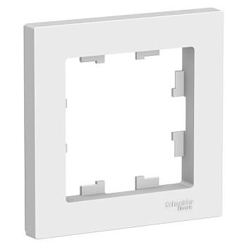 Рамка Atlas Design 1-постовая белая; Schneider Electric, ATN000101