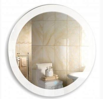 Зеркало Перла для ванной комнаты круглое настенное d 770 мм с сенсорной подсветкой