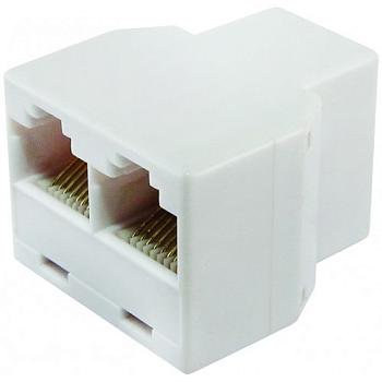 Компьютерный двойник гнездо 2 гнезда 8Р-8С инд упаковка; TDM, SQ1809-0020