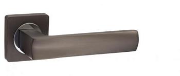Ручка дверная раздельная AL 527-02 MBN матовый черный никель; Puerto