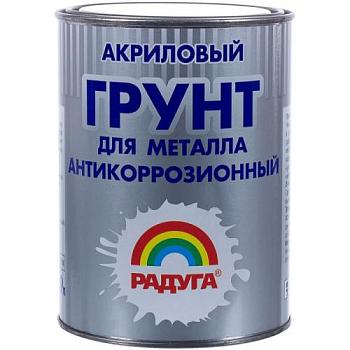 Грунт по металлу антикоррозионный ВДАК Р 0150 серый 12 кг; РАДУГА