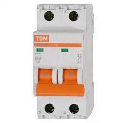 TDM Автоматический выключатель ВА47-29 2Р 32А 4,5кА х-ка С SQ0206-0096