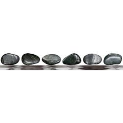 Бордюр черный камни 7х50см; N-Ceramica, 77-05-04-330
