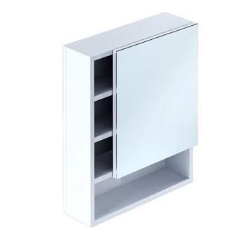 Зеркало-шкаф для ванной комнаты Niagara 50 белый, ЛДСП 60х50х14,9 см; Milardo, NIA5000M99