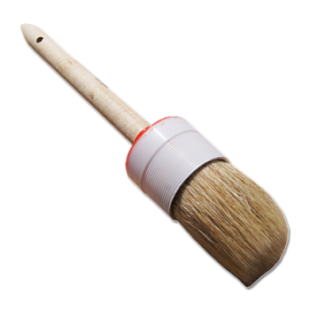 Кисть круглая №12 деревянная ручка 45 мм; SANTOOL, 010115-012