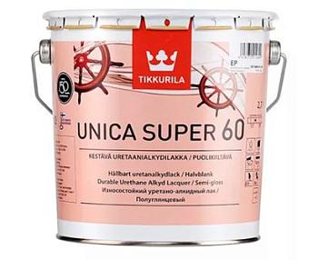 Лак универсальный Unica Super 60 полуглянцевый 2,7 л; TIKKURILA