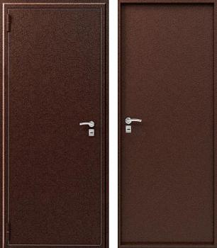 Дверь металлическая О20 860х2050мм L 0,8мм медный антик металл/металл