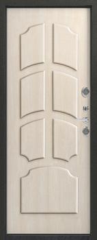 Дверь металлическая с терморазрывом Т-6 860х2050мм L антик серебро/седой дуб