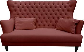 Диван Квин 116х85х115 см 2 подушки розовато-лиловый/SHAGGY MAUVE