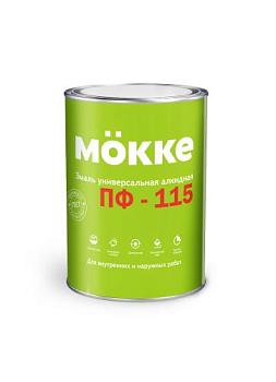 Эмаль алкидная ПФ-115 MOKKE салатовый 0,8кг; 6019