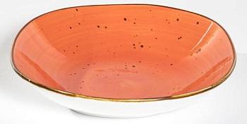 Тарелка суповая 750мл Хорека коралл; 206-55014