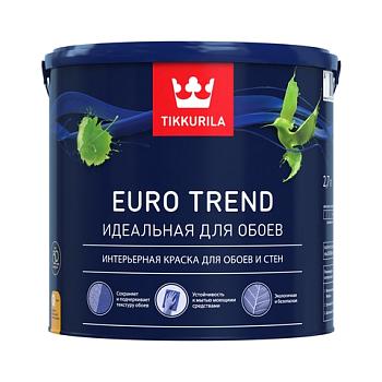 Краска В/Д для обоев и стен Euro Trend матовая А 0,9 л; TIKKURILA
